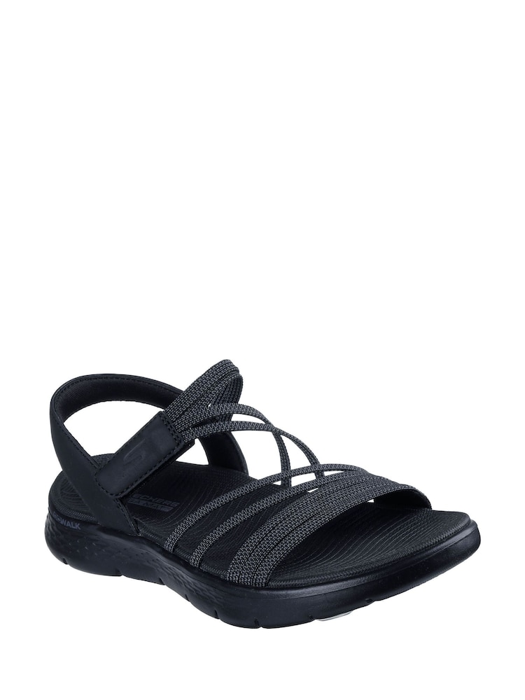 Μαύρο - Σανδάλια Skechers Go Walk Flex Emma - Εικόνα 1 του 4