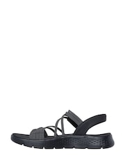 Μαύρο - Σανδάλια Skechers Go Walk Flex Emma - Εικόνα 2 του 4