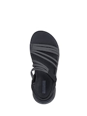 Μαύρο - Σανδάλια Skechers Go Walk Flex Emma - Εικόνα 3 του 4