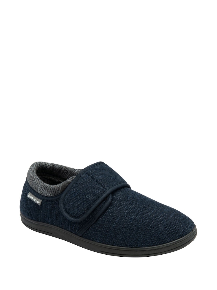 Dunlop Blue Touch Fasten Full Slippers - Image 1 of 4