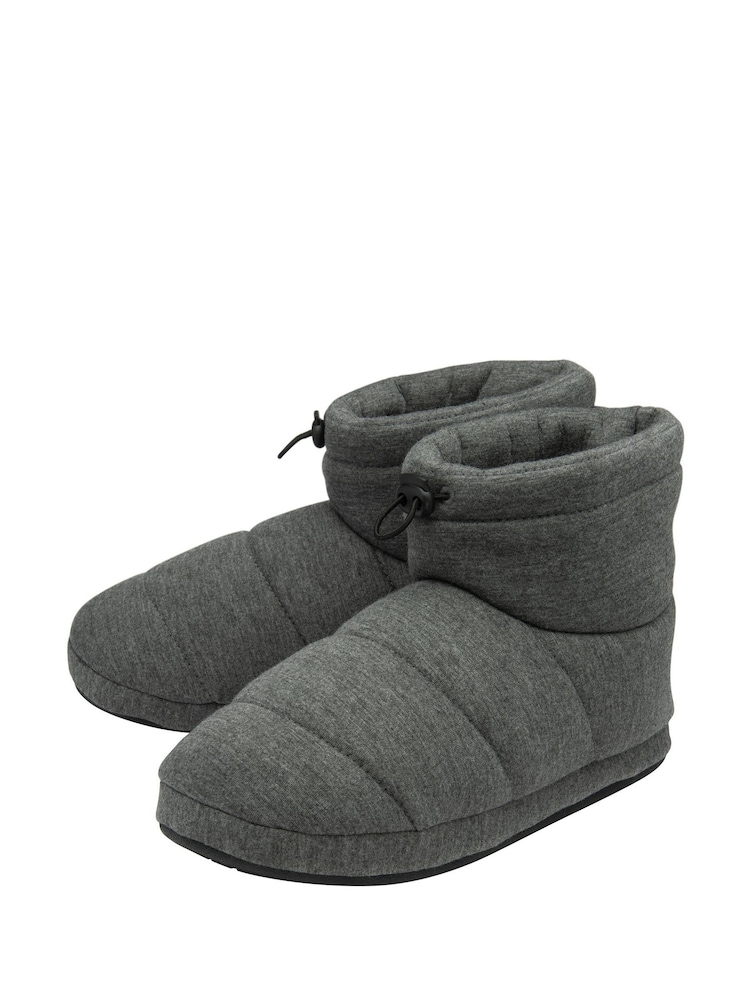 Grey - Dunlop Bootie Slippers - Image 2 of 4
