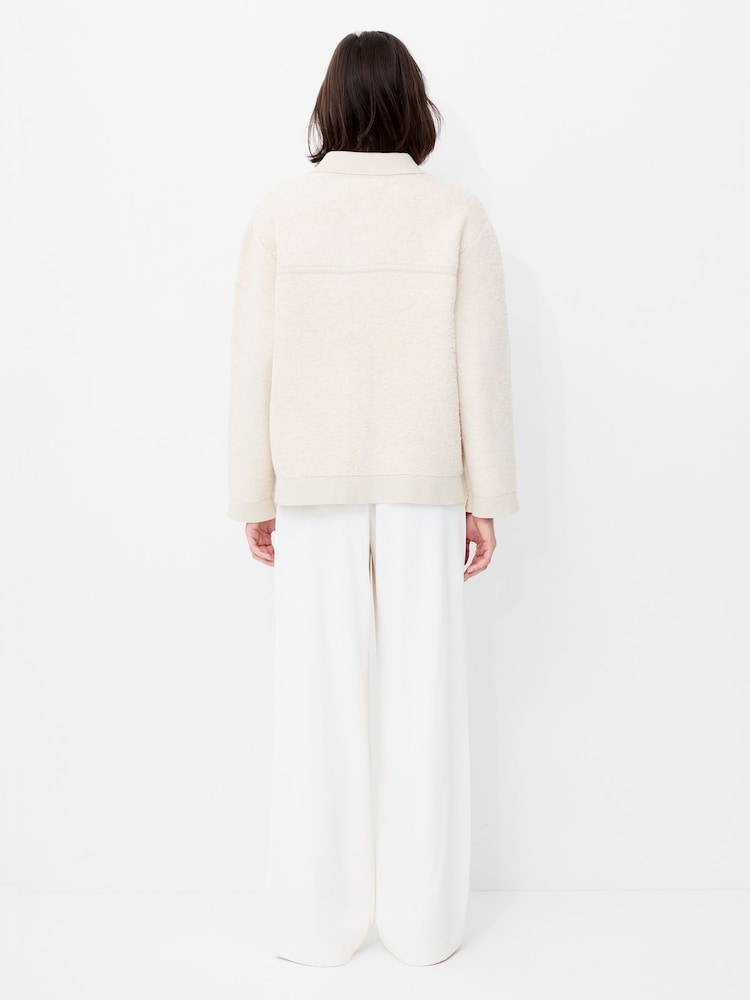 French Connection Ramira Long Sleeve Boucle Knit Jacket - Bild 2 von 4