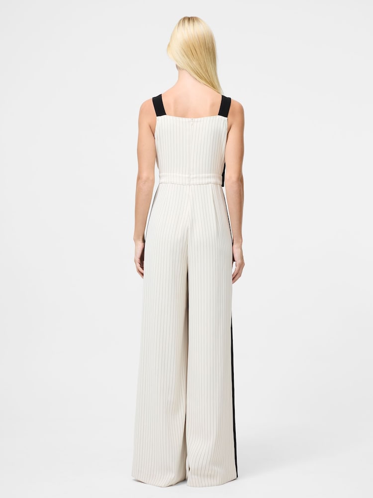 French Connection Natural Mara Vinnie Suiting Jumpsuit - Image 2 of 4 French Connection Natural Mara Vinnie Suiting Jumpsuit - Image 2 of 4