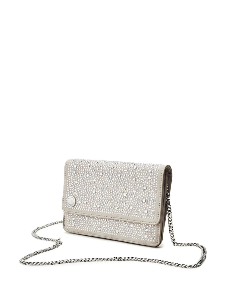 Moda in Pelle Christiie Hotfix Clutch Bag - Image 2 of 4
