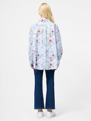 French Connection Blue Floral Print Shirt - Image 2 of 4