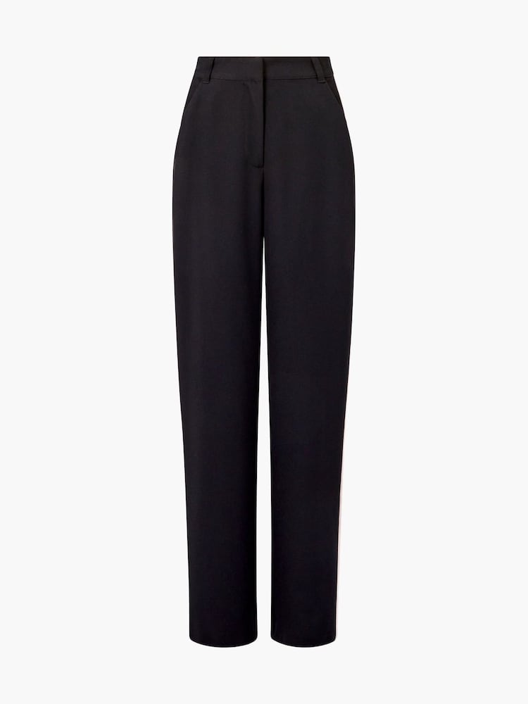 French Connection Black Vinnie Side Stripe Trousers - Image 4 of 4 French Connection Black Vinnie Side Stripe Trousers - Image 4 of 4