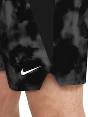 Nike Black Tie Dye 5 Inch DriFIT Swim Shorts - Image 7 of 7