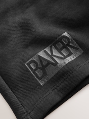 Baker by Ted Baker Oversized Black T-Shirt and Shorts Set - Image 15 of 15