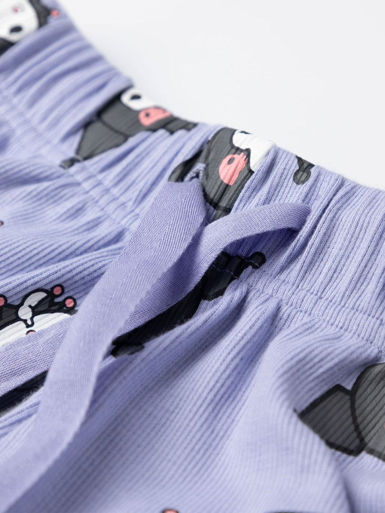 Vanilla Underground Purple Vest and Shorts Pyjamas Set - Image 6 of 6