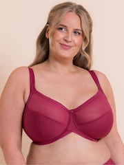 Curvy Kate Purple Wonderfully Full Cup Side Support Bra - Image 1 of 7