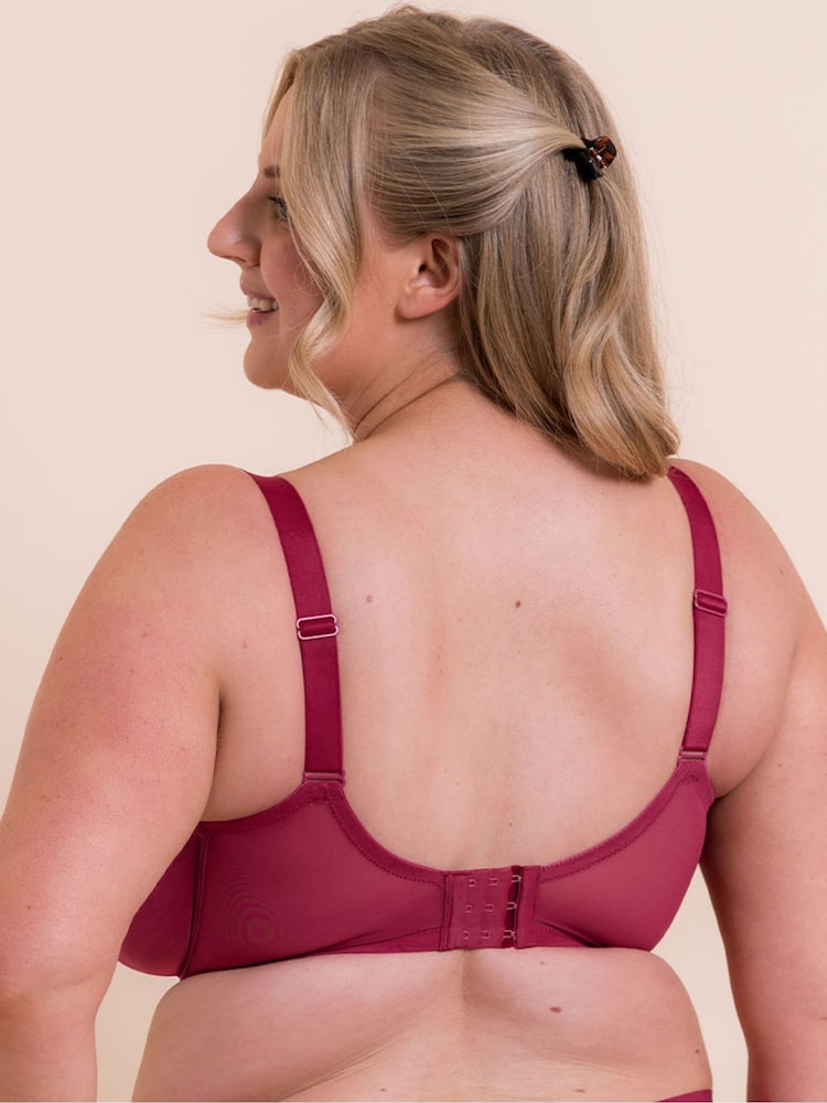 Curvy Kate Purple Wonderfully Full Cup Side Support Bra - Image 2 of 7 Curvy Kate Purple Wonderfully Full Cup Side Support Bra - Image 2 of 7