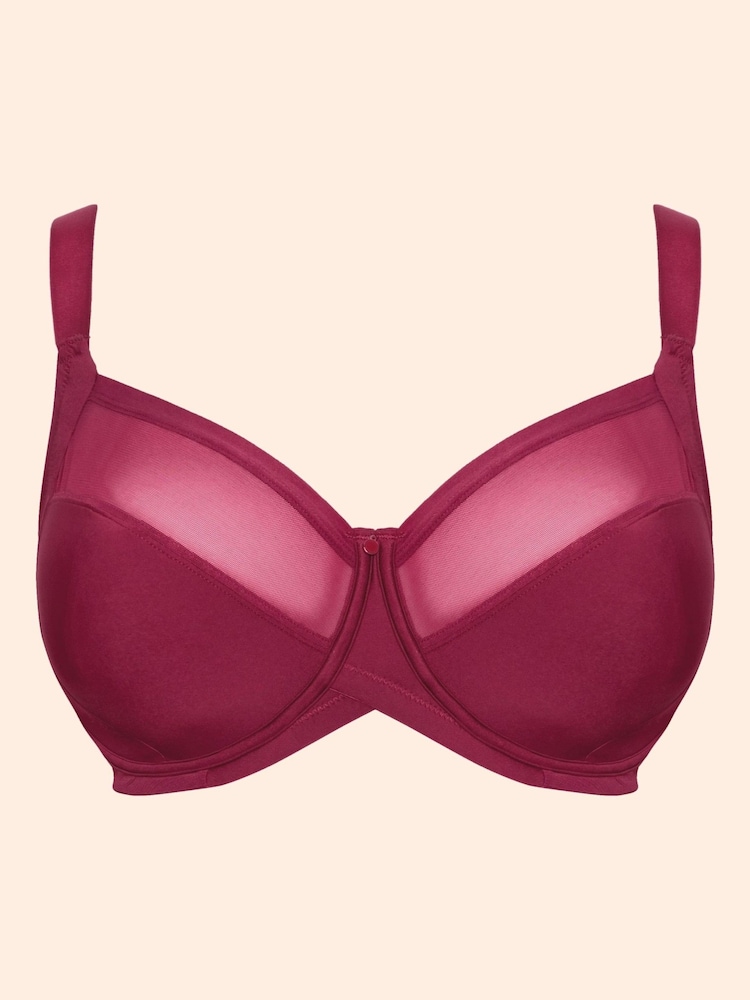 Curvy Kate Purple Wonderfully Full Cup Side Support Bra - Image 7 of 7 Curvy Kate Purple Wonderfully Full Cup Side Support Bra - Image 7 of 7