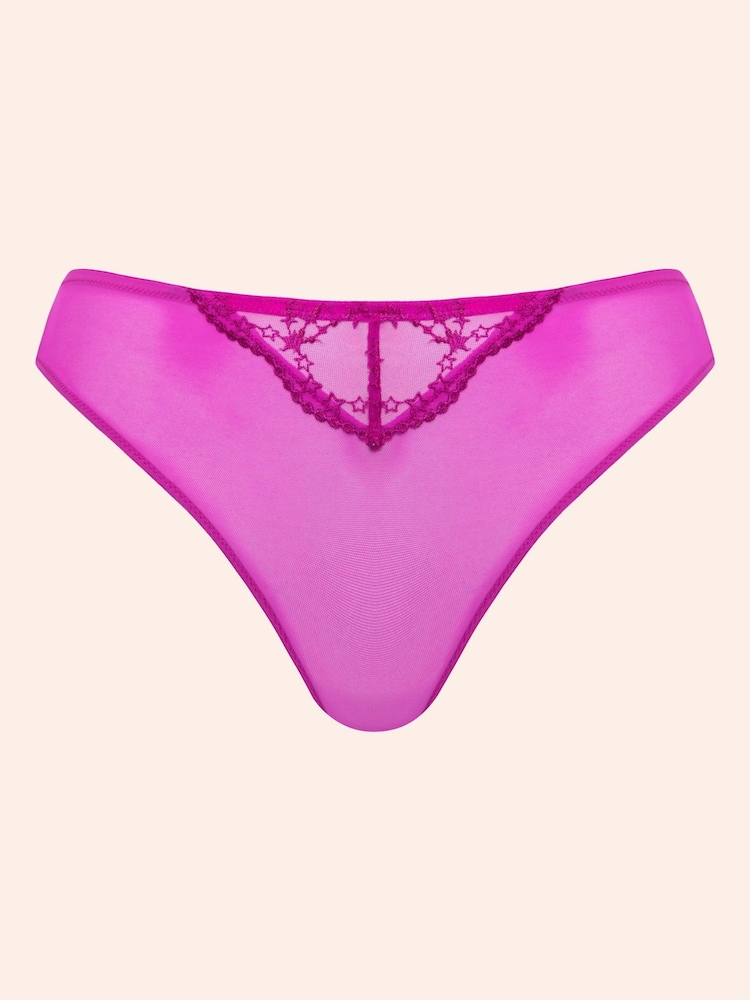 Curvy Kate Purple Stardust Brazilian Briefs - Image 3 of 3