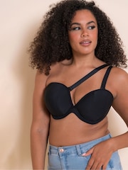 Curvy Kate Superhero Multiway Padded Plunge Black Bra - Image 3 of 11