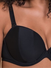 Curvy Kate Superhero Multiway Padded Plunge Black Bra - Image 5 of 11