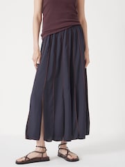 Hush Blue Pippa Pleated Skirt - Image 1 of 6