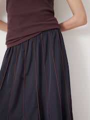 Hush Blue Pippa Pleated Skirt - Image 4 of 6