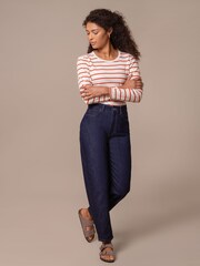 Celtic & Co. Blue Barrel Leg Jeans - Image 1 of 8