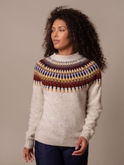 Celtic & Co. Natural Stitch Yoke Jumper - Image 3 of 6