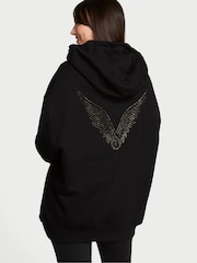 Victoria's Secret Black Fashion Show Fleece Oversized Hoodie - Image 3 of 3