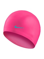 Nike Pink Silicone Swim Cap - Image 1 of 1