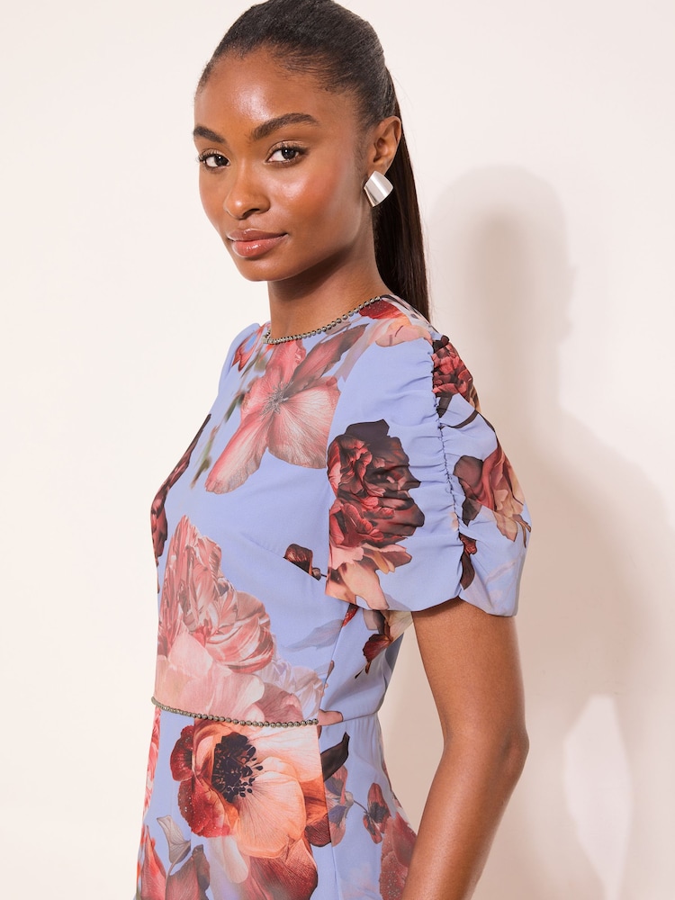 Lipsy Perlekant Blomstrete print Fit And Flare Midikjole - Bilde 4 av 4 Lipsy Perlekant Blomstrete print Fit And Flare Midikjole - Bilde 4 av 4