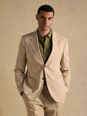 Joules Ecru Stripe Seersucker Suit Jacket - Image 1 of 19