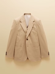Joules Ecru Stripe Seersucker Suit Jacket - Image 13 of 19