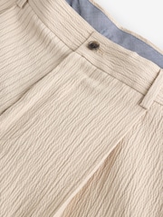 Joules Ecru Stripe Seersucker Suit Trousers - Image 10 of 11