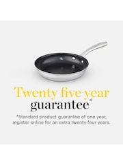 Good Food Stainless Steel Tri-Ply Frying Pan with Non Stick - Image 7 of 10