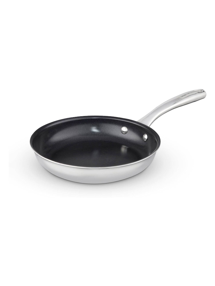 Good Food Stainless Steel Tri-Ply Frying Pan with Non Stick - Image 1 of 10