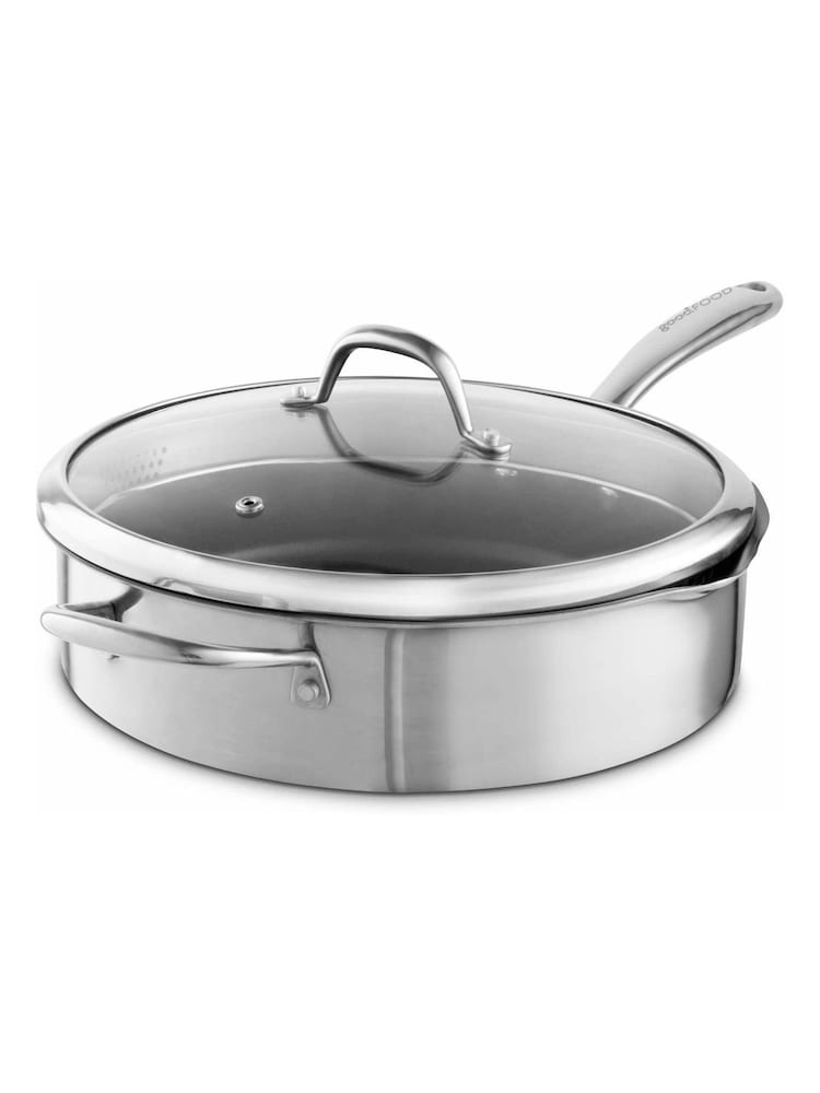 Good Food Stainless Steel Tri-Ply Multi-Pan with Tempered Glass Lid - Image 1 of 10