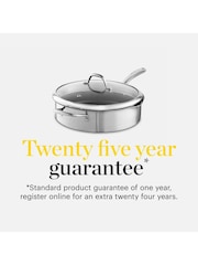 Good Food Stainless Steel Tri-Ply Multi-Pan with Tempered Glass Lid - Image 7 of 10