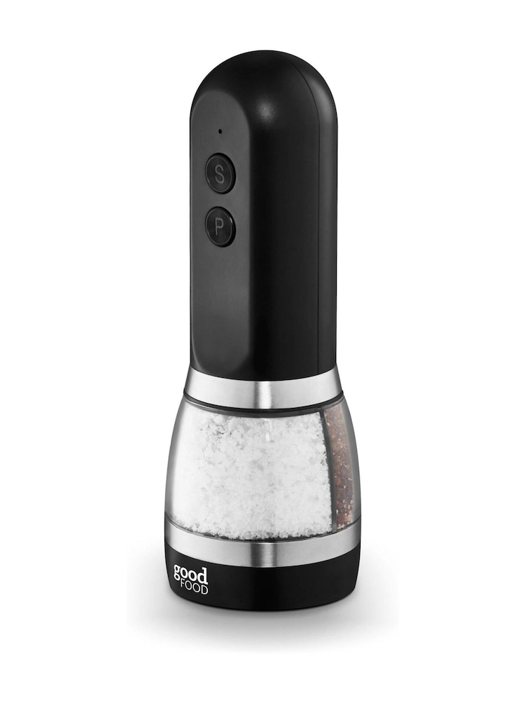 Good Food Black Rechargeable Duo Salt and Pepper Mill - Image 1 of 10