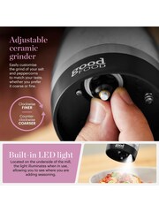 Good Food Black Rechargeable Duo Salt and Pepper Mill - Image 3 of 10