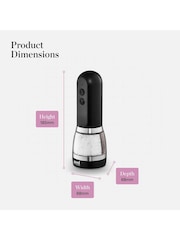 Good Food Black Rechargeable Duo Salt and Pepper Mill - Image 6 of 10