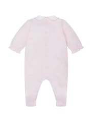 Emile Et Rose Pink	Kallie All-In-One With Collar, Embroidered Bunnies & Hat - Image 4 of 6