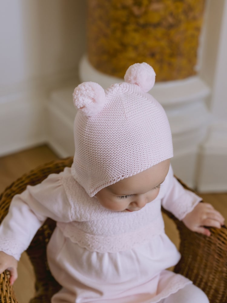 Emile Et Rose Kenton Knitted Hat With Ear Flaps & Pom-Pom - Image 1 of 3 Emile Et Rose Kenton Knitted Hat With Ear Flaps & Pom-Pom - Image 1 of 3