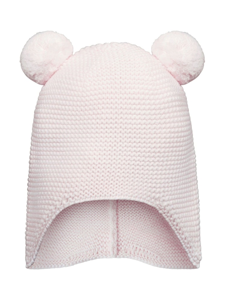 Emile Et Rose Kenton Knitted Hat With Ear Flaps & Pom-Pom - Image 2 of 3 Emile Et Rose Kenton Knitted Hat With Ear Flaps & Pom-Pom - Image 2 of 3