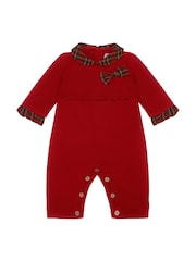 Emile Et Rose Kat Knitted All-In-One with Pretty Scalloped Hems and Hat - Image 2 of 5