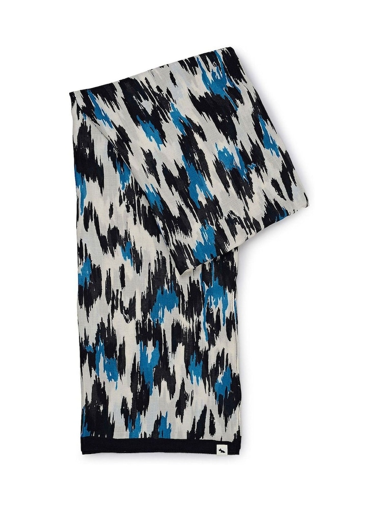 أبيض - Radley Leopard Print White Scarf - صورة 1 من 2 أبيض - Radley Leopard Print White Scarf - صورة 1 من 2