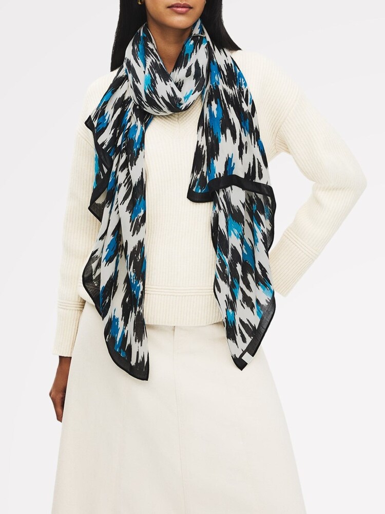Radley White Print Scarf - Image 3 of 3