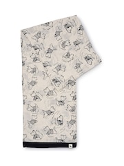 Radley Sketchy Dog Print White Scarf - Image 1 of 2