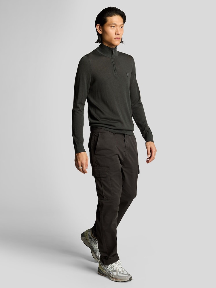 Lyle & Scott Grey Cargo Pocket Trousers - Image 1 of 4