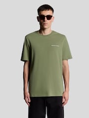 Lyle & Scott Green Script T-Shirt - Image 1 of 6