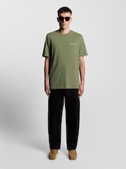 Lyle & Scott Green Script T-Shirt - Image 2 of 6