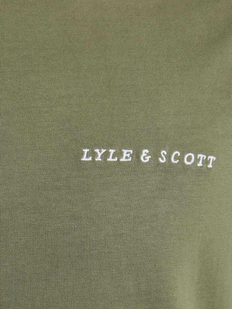 Lyle & Scott Green Script T-Shirt - Image 6 of 6