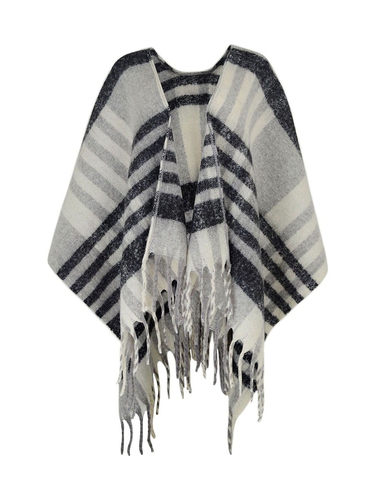 Radley Grey Check Poncho - Imagem 1 de 2