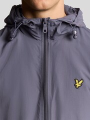 Lyle & Scott Dark Grey Zip Through Hooded Jacket - Image 3 of 7