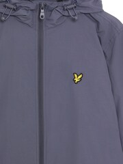 Lyle & Scott Dark Grey Zip Through Hooded Jacket - Image 7 of 7
